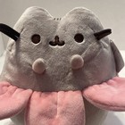 Gund Pusheen Flower Petal Plush 9    Gray Cat Pink Skirt Stuffed Toy