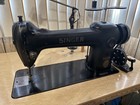 Vintage Industrial Sewing Machine Singer One Needle With Table Platform