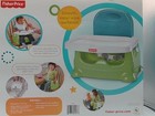 Fisher-price Healthy Care Booster Seat Blue Green Toddler Eating Chair