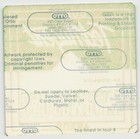 Vintage 1995 Ted Nugent Bad Company Concert Backstage Pass Guest