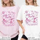 Wife Of The Party Bachelorette Bride Bridal Party Squad Gift Comfort Tee