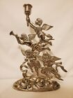 Godinger Silver Art Co Vintage Cherub Angels Candle Holder