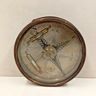 Antique 19th Century Brass Miner   s Dial   Surveyor   s Compass  circumferentor 