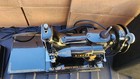 Vintage Singer Featherweight 221 Sewing Machine With Case