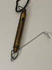 Vintage Chatillon Ny Usa Model In-10 Brass Hanging Spring Scale 10lb 5kg Fish