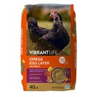  3 Pack  Vibrant Life Omega Egg Layer Crumble  40 Lb Bag