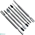 Nail Pusher Cuticle Remover Manicure Pedicure Stainless Steel Tool 7 Pcs New Set