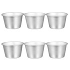 6pcs Cake Tins Round Cake Pan Metal Cupcake Chocolate