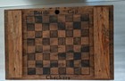 Vintage Budweiser Wood Crate Box Beer Anheuser Busch Checker Board Usa