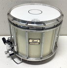 Pearl 14  Ffx Championship Series Marching Snare Drum With Case White