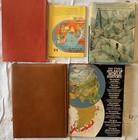 Atlas Lot Of 5 _hammond s Ambassador World Atlas_1958_leather_4 Others_1950s-70s