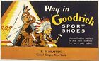Rare Antique 1920s Bf Goodrich Sport Shoes Advertising Display  Grand Gorge  Ny