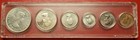 1964 Canada Elizabeth Ii -- Six Coin Proof Set  In Nice Display  1 1 Oz Silver