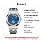Luxury Stainless Steel Full   encased Case Band Mod Kit For Swatch X Ap Royal Pop