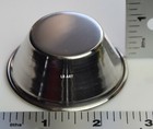 New Micro 1  Short Stainless Steel Fused Glass Drape Floral Former Slumper Mold