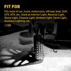 Pure White Led Rock Lights 20pods Waterproof Led Underglow Underbody Glow Lamp H