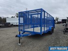 2024 Tuff Dawg 7 X 16 Landscaping Trailer High Side Deluxe Weedeater And Basket