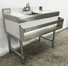 New 36  X 23  Commercial Bar Sink W  Drainboard Undercounter Wash Rack Nsf