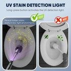 Ekz Electric Toilet Brush  Uv Stain Detect  High-torque  2-speed  Black