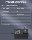 9v Ac Adapter 9volt 1amp Dc Power Supply 100-240v 50 60hz To Dc 9v Power Cord