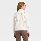 Girls  Faux Shearling Zip-up Jacket - Cat   Jack Cream Xl