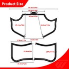 1 25  Fat Engine Saddlebag Guard For Indian Roadmaster Springfield  Vintage 14-u