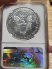 2017  1 Silver Eagle Ngc Ms70 First Releases Bald Eagle Label  Free Shipping