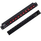 1u Rack Network-grade Pdu Power Strip   10 Outlet Surge Protector   10 Front Switch