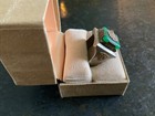 Vintage 1940s-50s Biker Ring Indian Chief Face Sterling Mexico 