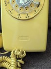 Western Electric Bell System Yellow Rotary Dial Wall Telephone 228 554bmp 10 77