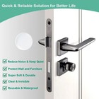 6pcs Silicone Door Stopper Wall Protectors     Strong Backing  Knob Guard