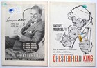 Laurence Olivier - 2 Vintage Playbills  Old Vic  oedipus  1946   Becket 1961