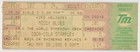 Vintage 1996 Moody Blues Full Complete Concert Ticket Stub Dallas Tx