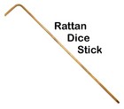 36  Inch Rattan Craps Dealer Dice Stick
