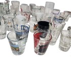 Vintage Shot Glass Lot Of 70   Mini Cups Bar Mcm Saloon