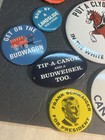 Vintage 1968 Budweiser Beer Political Advertising Pinback Button Lot Of 12
