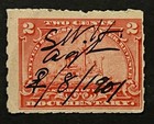 Travelstamps  1898 Us Stamps Scott  r164    battleships    Used Ng Pen Cancel