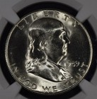 1949-s Franklin Half Dollar  ngc Ms65 