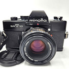 Minolta Srt101 Srt 101 Vintage 35mm Film Slr Camera With 50mm F 2 Prime Lens