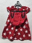 Carter s Child Of Mine Baby Girl Patriotic Stars 2-piece Dress Set Size 3-6m new