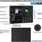 Kuiiyer 4   in   1 Biometric Employee Time Clock Face fingerprint palm pin No Fees