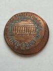 1993 Lincoln Cent Mint Error - Broadstruck  Multi Struck Off Center