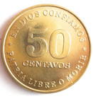 1987 Nicaragua 50 Centavos - Au unc - Great Coin - Free Ship - Bin  lc101