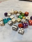 Mixed  Vintage Dice Lot Of 29 - Game Dice