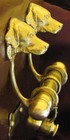 Golden Retriever Bronze Duet Door Knocker