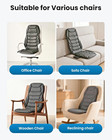 Heated Back Massager Vibration Massage Seat Cushion For Chair 8 Nodes