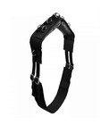 Lunging Surcingle For Horses   Nylon Roller For Training - Black - Horse
