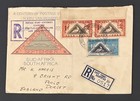South Africa   Belgian Congo Postal History Cover Lot Registered 1950s