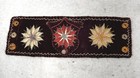 Antique Sewing Pocket Roll Up Velvet Embroidered Sampler Stitches Designs 1800