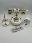Vintage Princess Style  Push Dial Phone Tt Systems Floral Works Desk Set